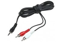 Audio kabel E-Green 3.5mm - 2xRCA 10m podrobno
